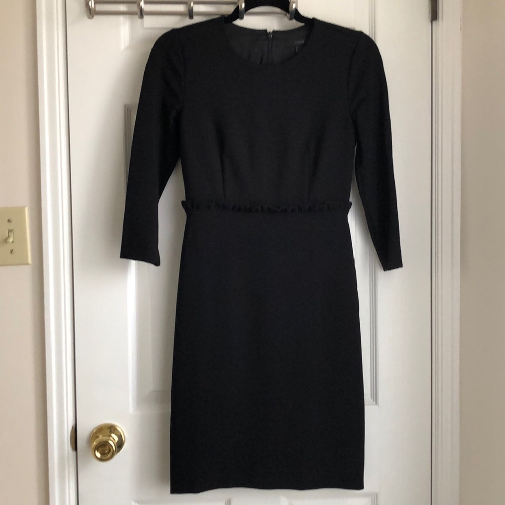 NWOT J. Crew Black Dress